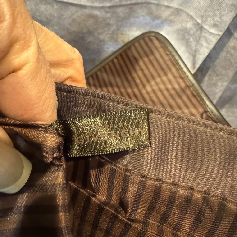 Givency Parfum‎ computer laptop Chocolate, brown microfiber Crossbody bag